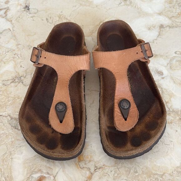 Birkenstock Birko-Flor Gizeh Ginger Brown - Picture 6 of 13